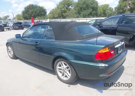 2004 BMW 325Ci z USA, uszkodzony, nr VIN WBABW33424PL28134